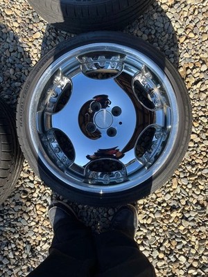JDM AME Sharen Dish 17x8J (No Tires) - 画像 (5)