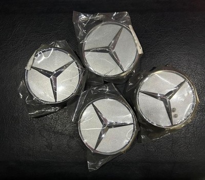 JDM Mercedes-Benz Wheel Center Caps Set of 4 Individual No Tires