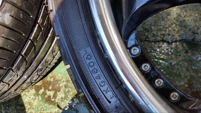 JDM WORK VS-KF 19-inch wheels 4-book set Aristocrat round rare out of No Tires - Image 8