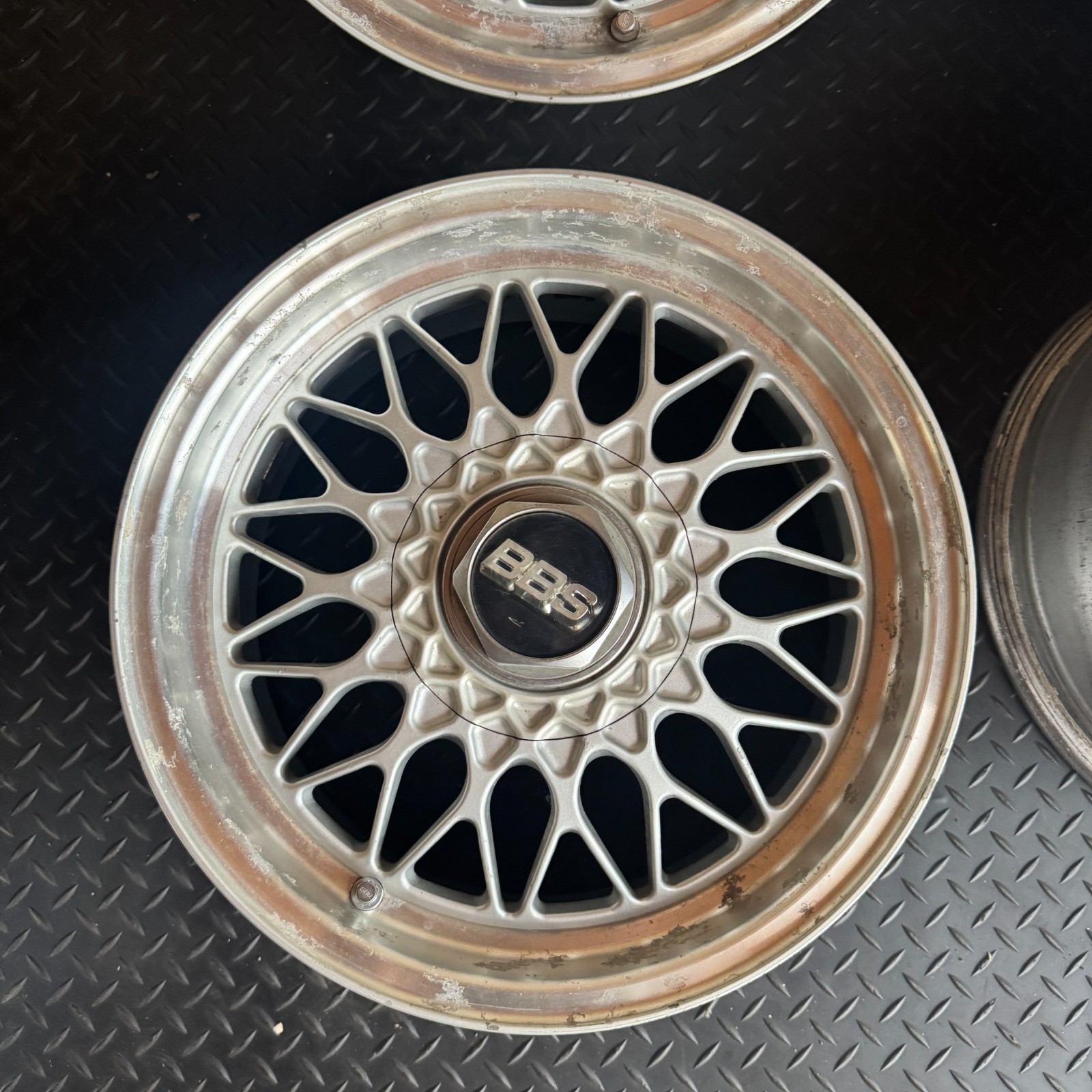 JDM BBS RG097 4Wheels 15x6.5+45 5x114.3 (No Tires) - 画像 (2)