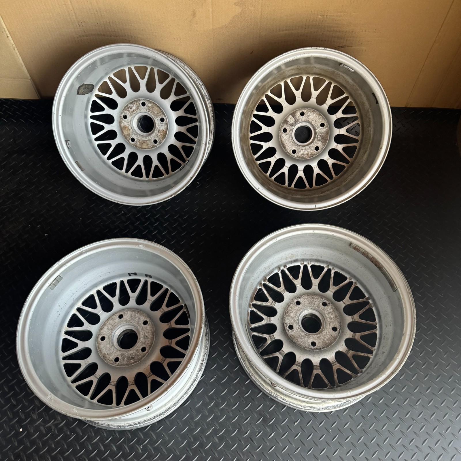JDM BBS RG097 4Wheels 15x6.5+45 5x114.3 (No Tires) - 画像 (7)