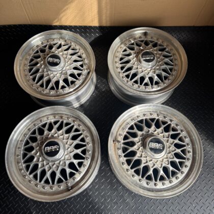 JDM BBS RS189 15x6J +38 4x100 4-Wheel Set (No Tires)