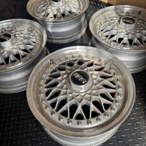 JDM BBS RS189 15x6J +38 4×100 4-Wheel Set (No Tires)