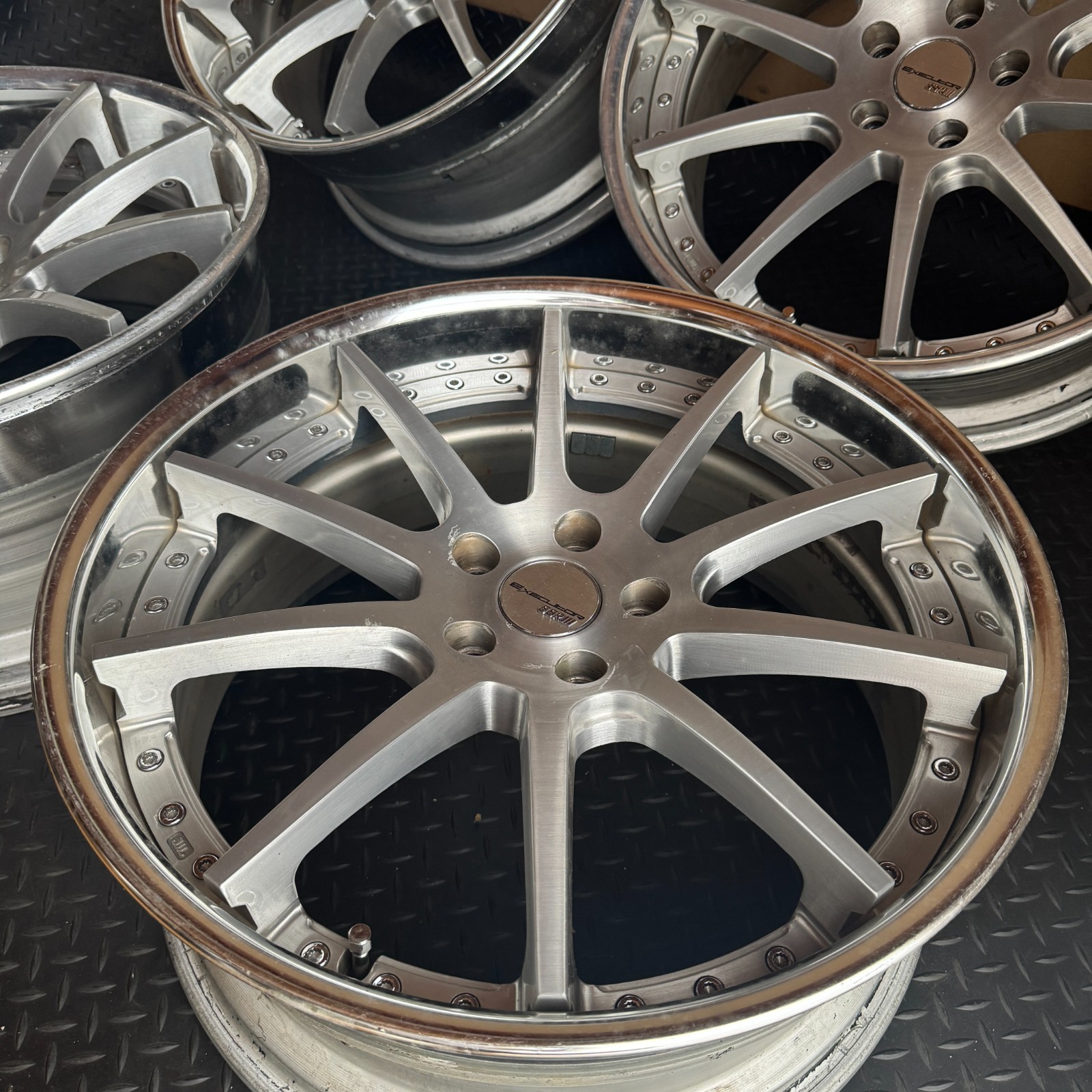JDM SSR Executor CV01 4 Wheels no tires 20x9+31 NR 10+37 SL 5x114.3