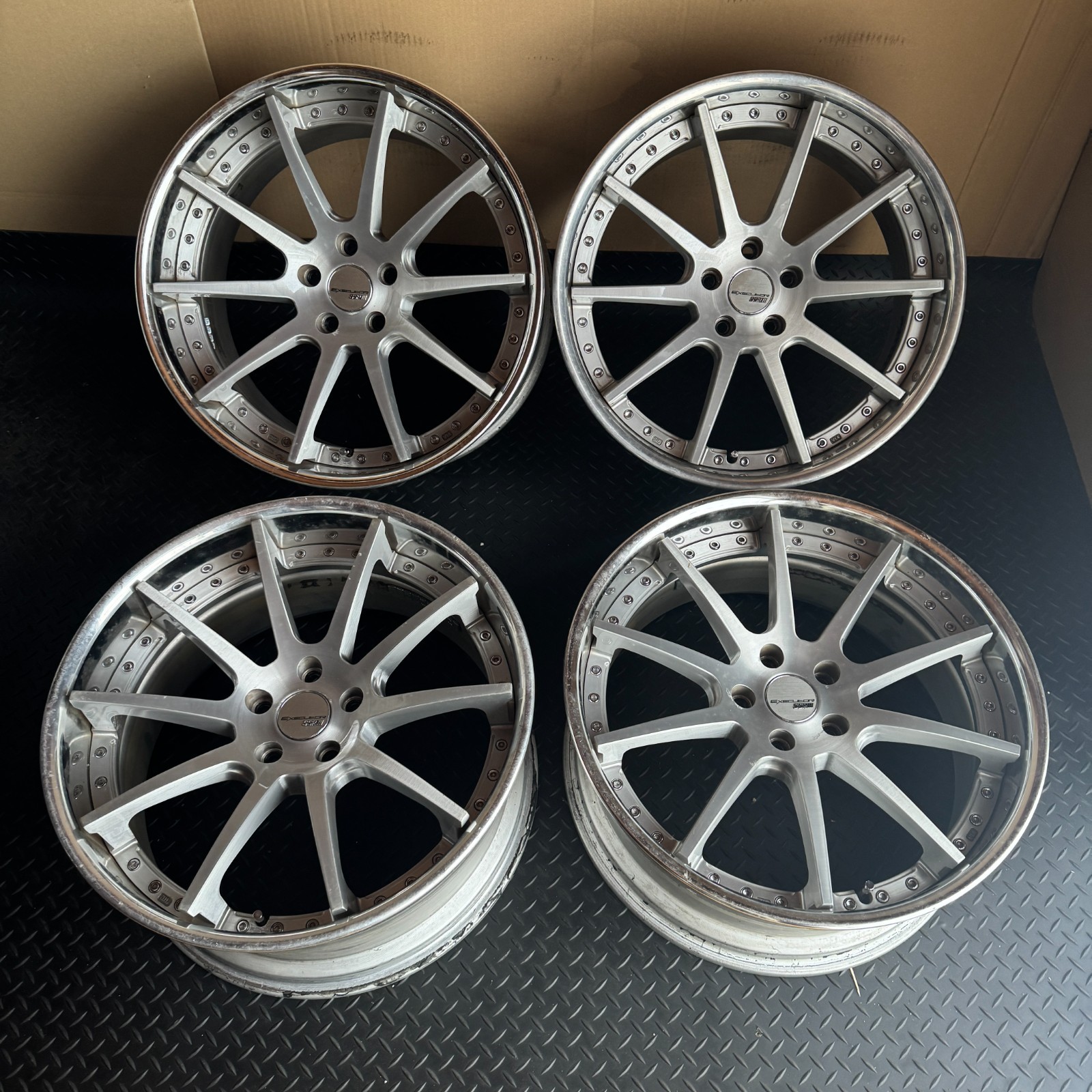 JDM SSR Executor CV01 4 Wheels no tires 20x9+31 NR 10+37 SL 5x114.3 - Image 2