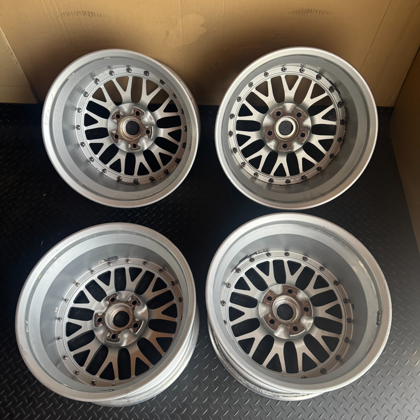 JDM BBS LMP074 LMP075 4wheels 17x8+40 9+40 5x114.3 - 画像 (9)