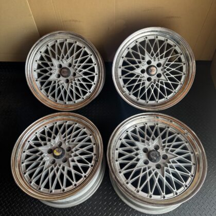JDM Rare SSR Formula Mesh 4Wheels no tire 19x8.5+35 9.5+35 5x114.3