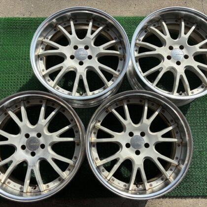 JDM 001 "Used" WORK GNOSIS GS4 19x8J 100-5 IN19 19x8J 100-5 IN25 4-Boo (No Tires)