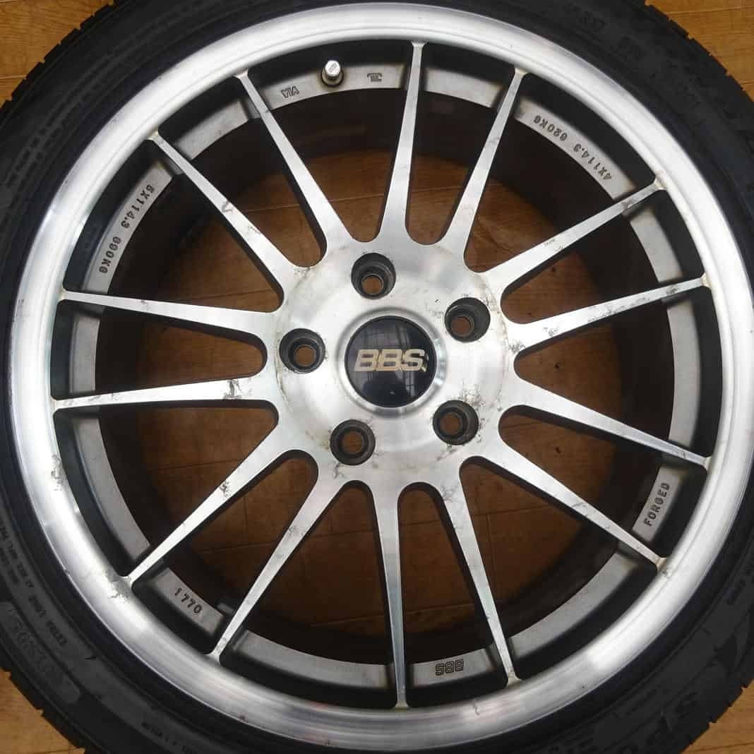 JDM Summer 4-Wheel Set SET To Company 215/45R177J 91W Tryan Guru SPORTTEX TSH (No Tires) - 画像 (2)