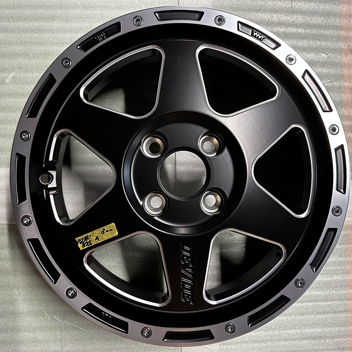 JDM SSR Aluminum Wheel Divide TR-6 15 inch 4.5J 43 4-100 4wheels set | (No Tires) - 画像 (6)