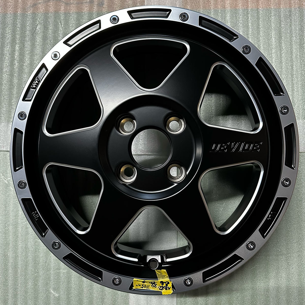 JDM SSR Aluminum Wheel Divide TR-6 15 inch 4.5J 43 4-100 4wheels set | (No Tires)