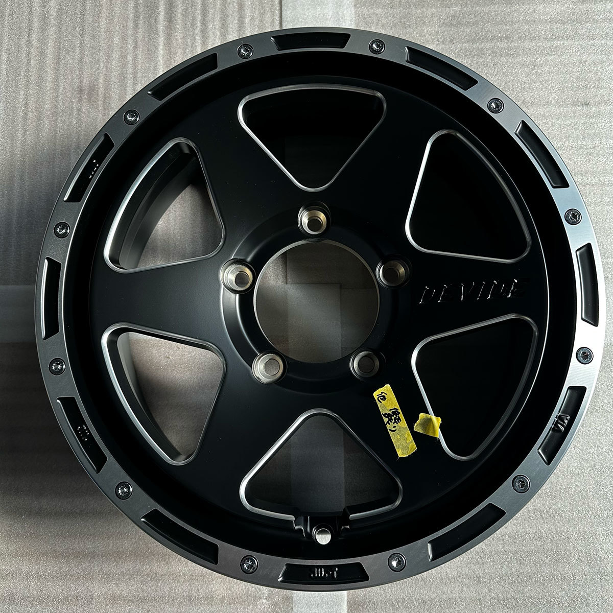 JDM SSR Aluminum Wheel Divide TR-6 16 inch 5.5J 22 5-139.7 4wheels set (No Tires) - 画像 (7)