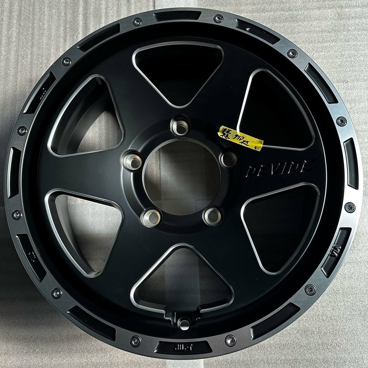 JDM SSR Aluminum Wheel Divide TR-6 16 inch 5.5J 22 5-139.7 4wheels set (No Tires) - 画像 (3)