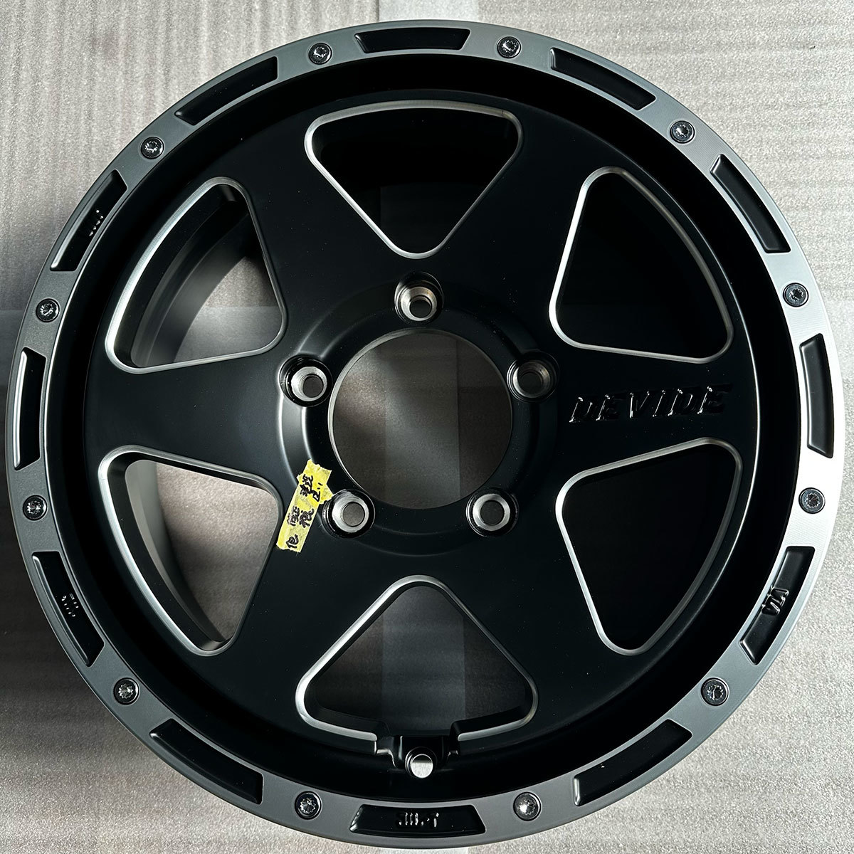 JDM SSR Aluminum Wheel Divide TR-6 16 inch 5.5J 22 5-139.7 4wheels set (No Tires) - 画像 (5)