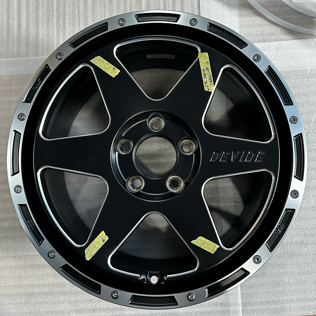 JDM SSR Aluminum Wheel Divide TR-6 17 inch 7.0J 42 5-114.3 4wheels set (No Tires) - 画像 (3)