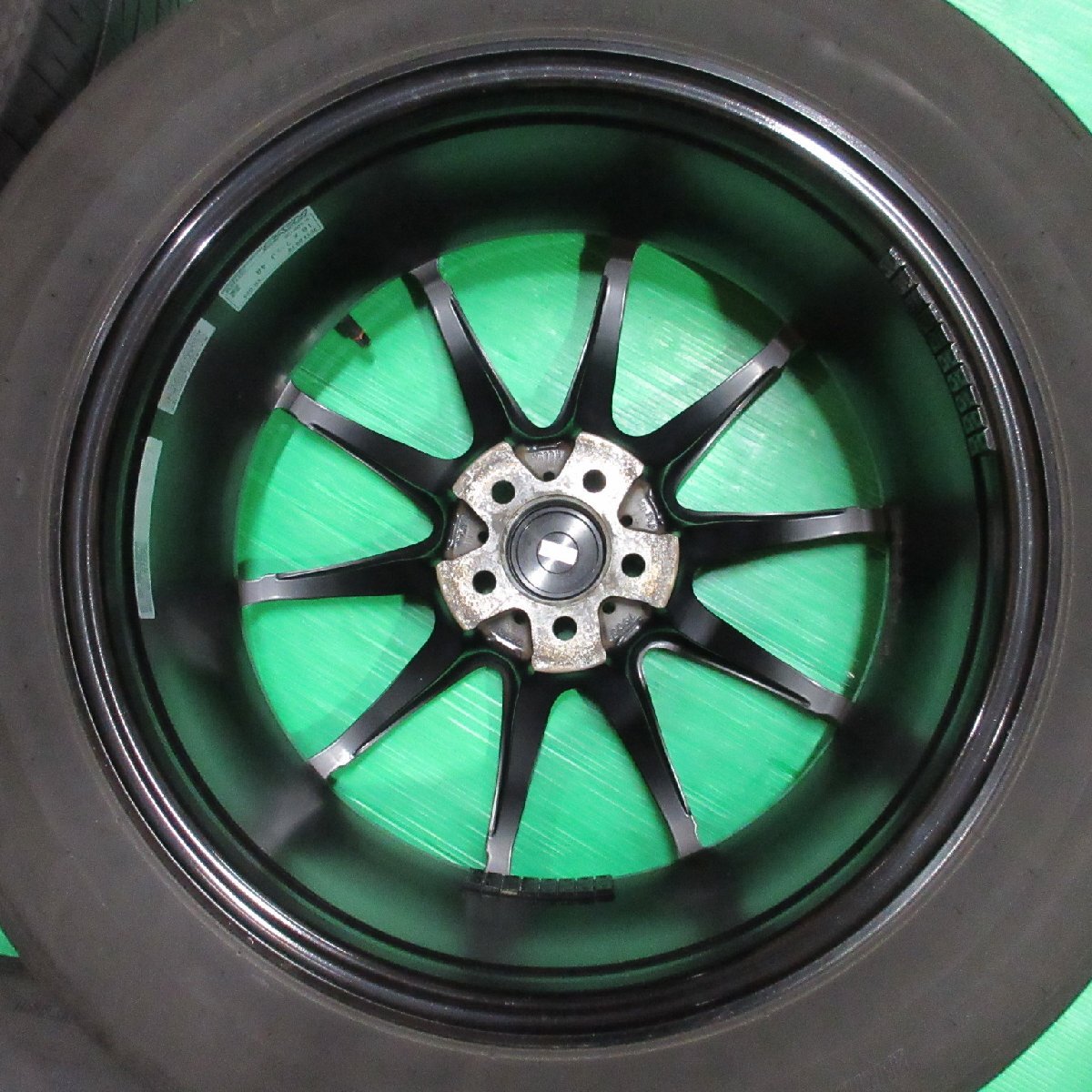 JDM RAYS VOLK RACING G25 225/55R18 2023 summer tires 50%-60% tread BRI (No Tires) - 画像 (4)