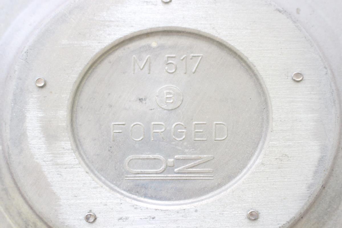 JDM 1 sheet OZ Racing aftermarket used wheel center plate center cover (No Tires) - 画像 (4)