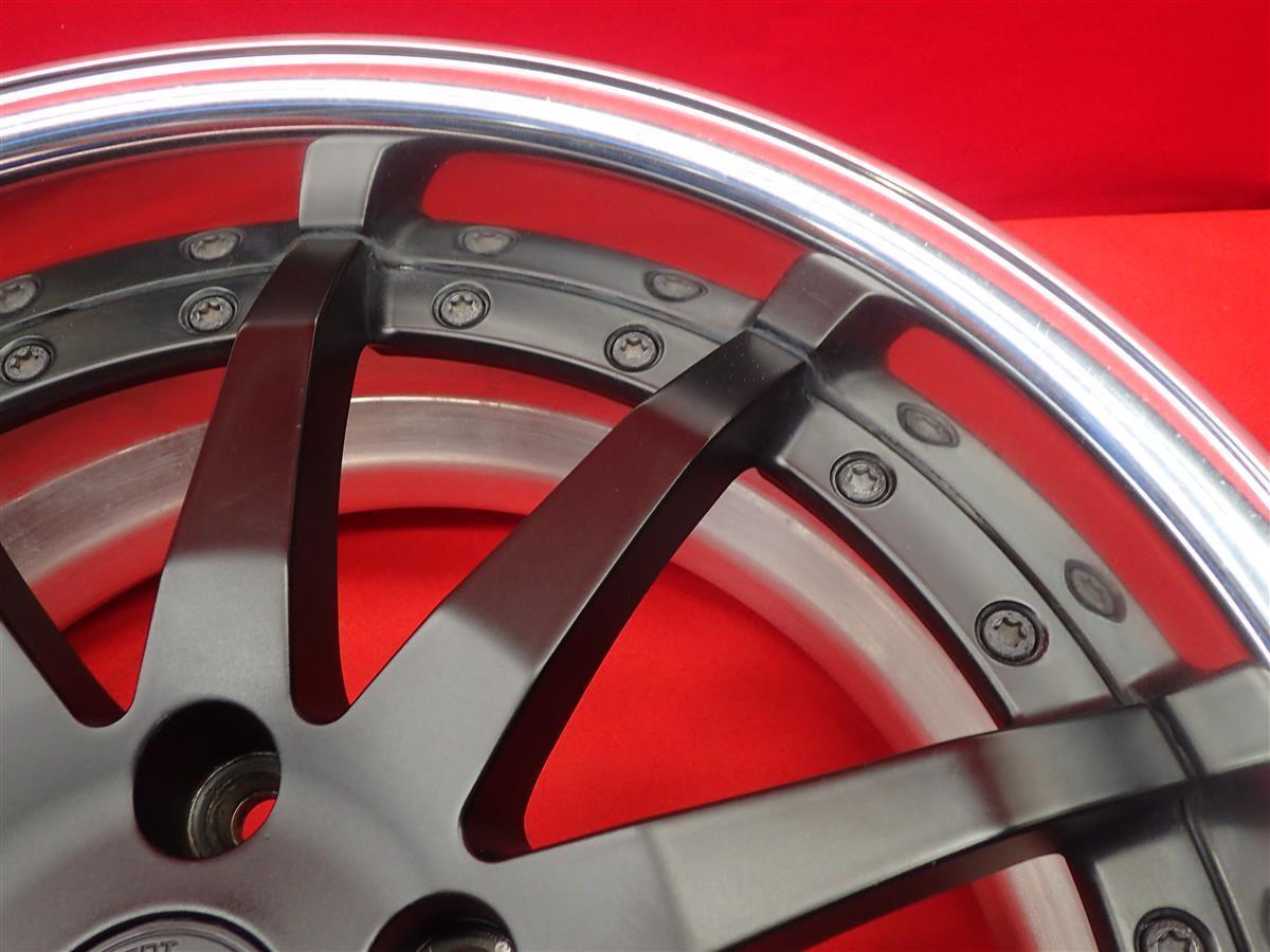 JDM WORK Gnosis GS-1 4Wheels 18x8.5+36 8.5+26 5x114.3 (No Tires) - 画像 (10)