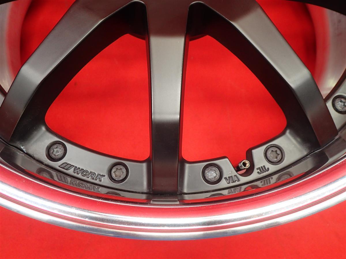 JDM WORK Gnosis GS-1 4Wheels 18x8.5+36 8.5+26 5x114.3 (No Tires) - 画像 (7)