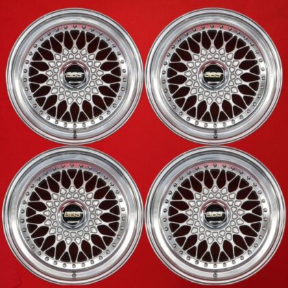 JDM BBS RS RS320 RS321 4wheels 17x8+43 9+40 5x114.3 hub60