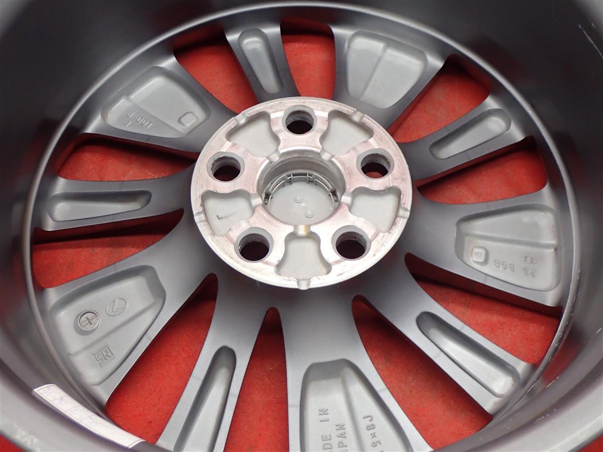 JDM Lexus LS500h genuine wheels 4wheels 19 inch 8J-19 PCD120 5 holes + (No Tires) - 画像 (8)