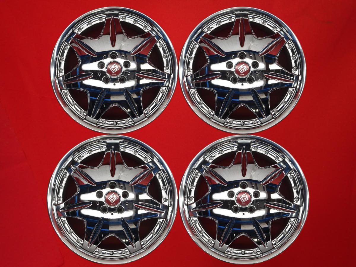 JDM WORK work LS207 3P wheel 4wheels 8.5/9.5J20 PCD114.3 5 hole +44 hu (No Tires)