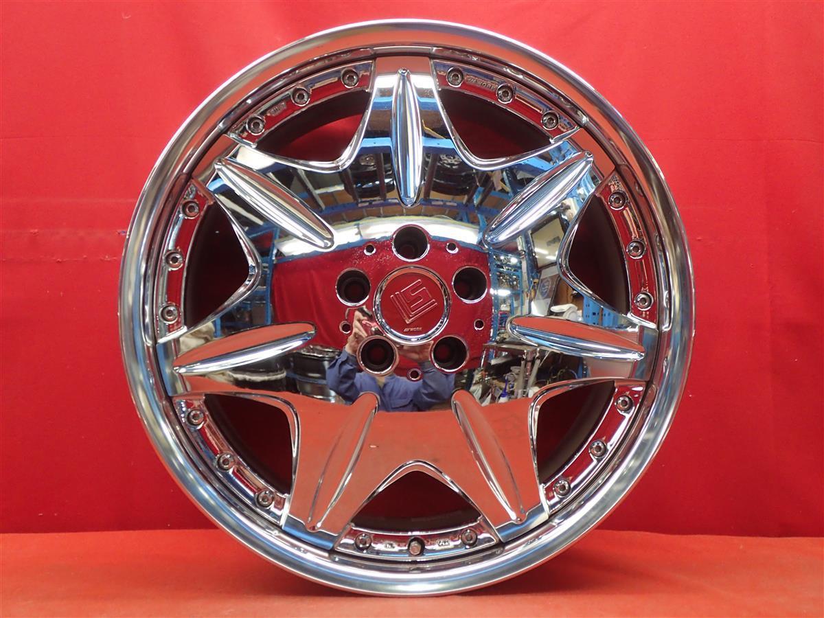 JDM WORK work LS207 3P wheel 4wheels 8.5/9.5J20 PCD114.3 5 hole +44 hu (No Tires) - 画像 (6)