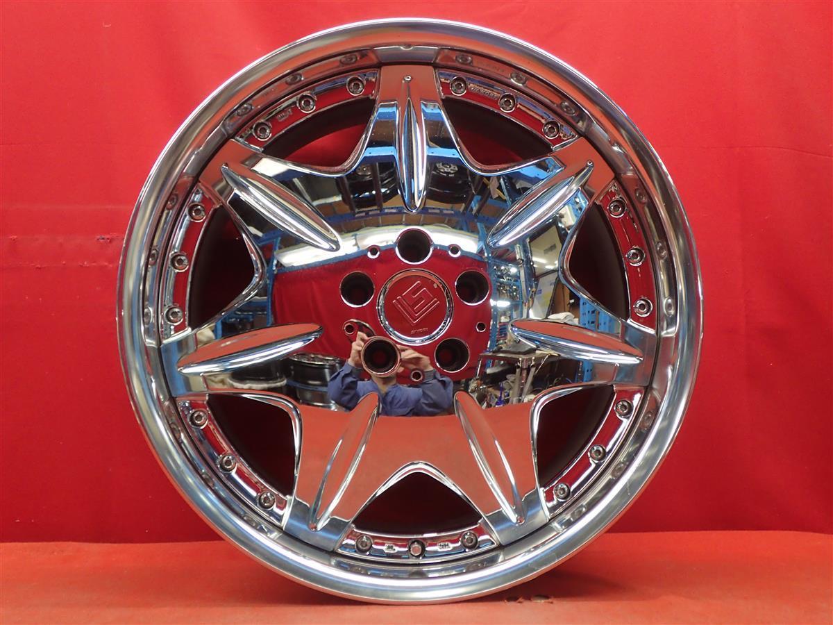 JDM WORK work LS207 3P wheel 4wheels 8.5/9.5J20 PCD114.3 5 hole +44 hu (No Tires) - 画像 (7)