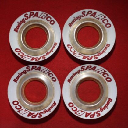JDM 4 Racing SPARCO Aftermarket Wheel Caps Center Plates Emblems and O (No Tires)