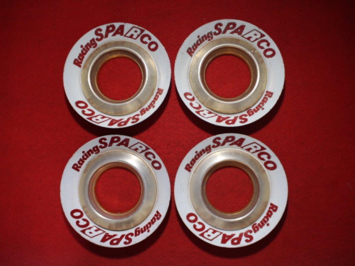 JDM 4 Racing SPARCO Aftermarket Wheel Caps Center Plates Emblems and O (No Tires)