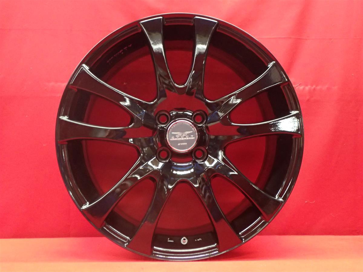 JDM WORK work STEEZ ASPA wheel 4wheels 7J-17 PCD100 4 holes +53 hub 60 (No Tires) - 画像 (7)