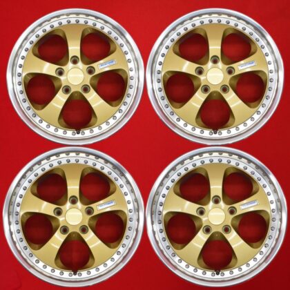JDM MAZDA Rare RE Amemiya AW-7 Used wheels 4wheels 8.5/9.5J 17 inch PC (No Tires)