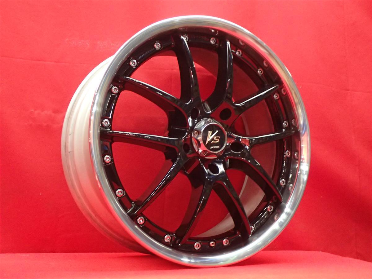 JDM WORK VS SS 4Wheels 17x7.5+36 8.5+41 5x114.3 BBKF (No Tires) - 画像 (2)