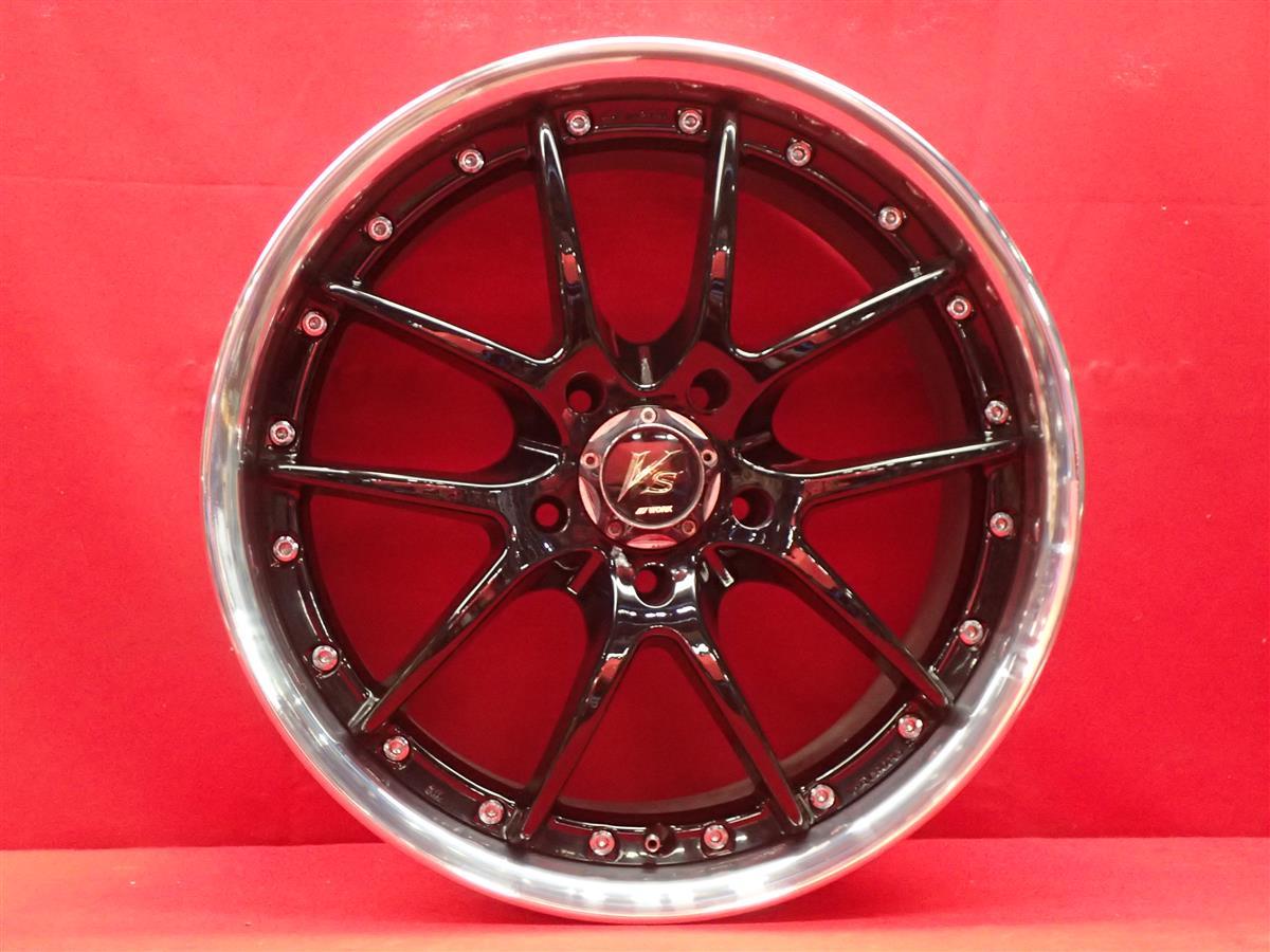 JDM WORK VS SS 4Wheels 17x7.5+36 8.5+41 5x114.3 BBKF (No Tires) - 画像 (5)