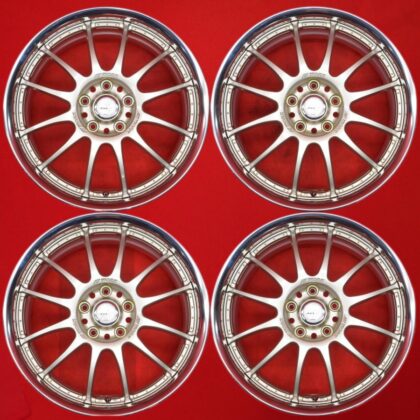 JDM WORK work XSA Battle Ixa 02C Used Wheel 4-Wheel Set 7.5J 18PCD114.3 5 Ho (No Tires)