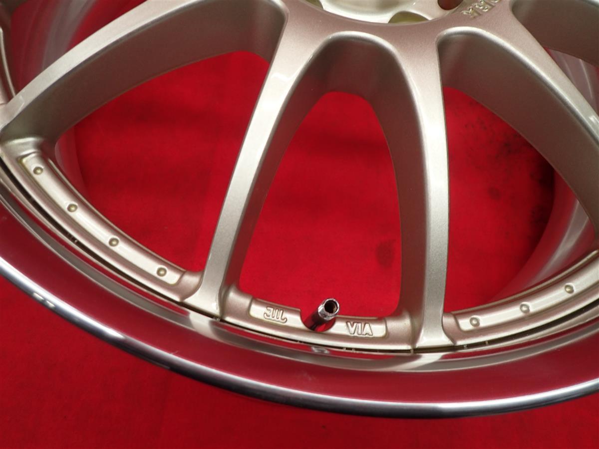 JDM WORK work XSA Battle Ixa 02C Used Wheel 4-Wheel Set 7.5J 18PCD114.3 5 Ho (No Tires) - 画像 (10)