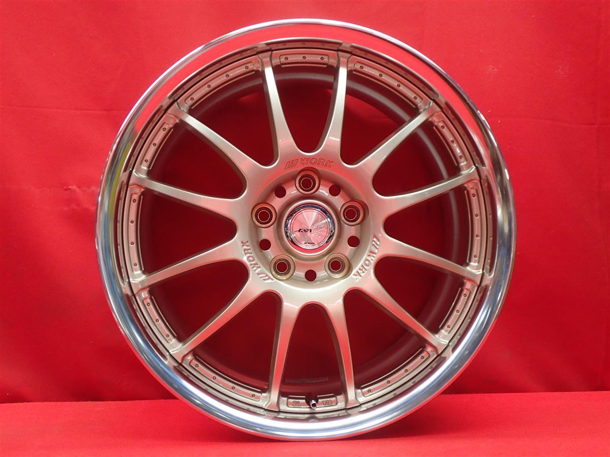JDM WORK work XSA Battle Ixa 02C Used Wheel 4-Wheel Set 7.5J 18PCD114.3 5 Ho (No Tires) - 画像 (4)