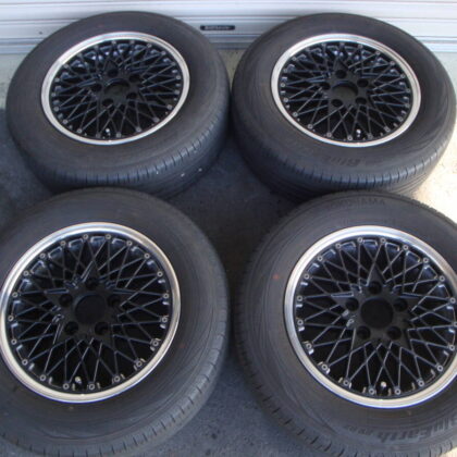 JDM For compact cars etc.SSR Formula mesh 15 inch aluminum + Yokohama (No Tires)