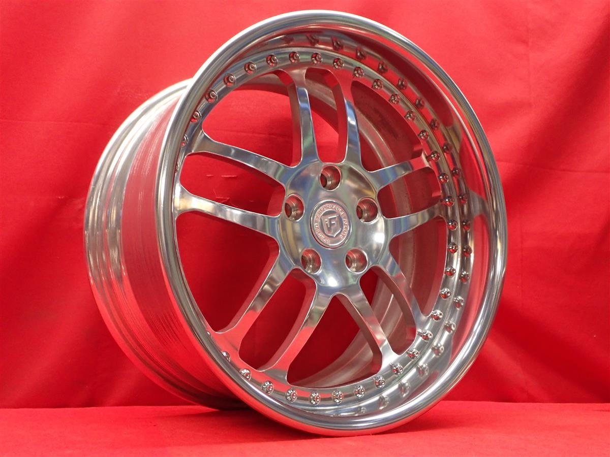 JDM forging lightweight IFORGED Evolution used wheels 4-Wheel Set 8/10J 19PC (No Tires) - 画像 (3)