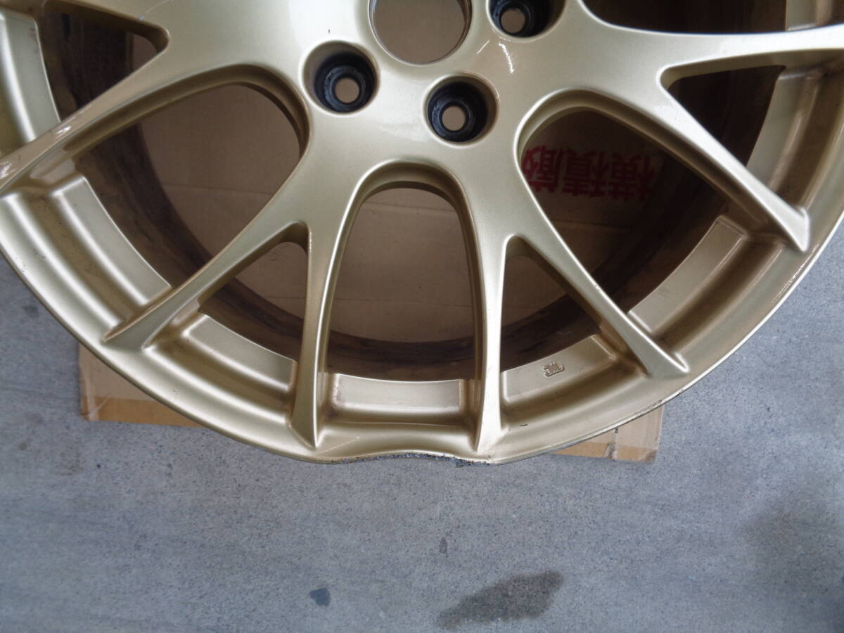 JDM BBS SUBARU WRX STI Final Edition Genuine 19 inch 8.5J offset 55 go (No Tires) - 画像 (2)