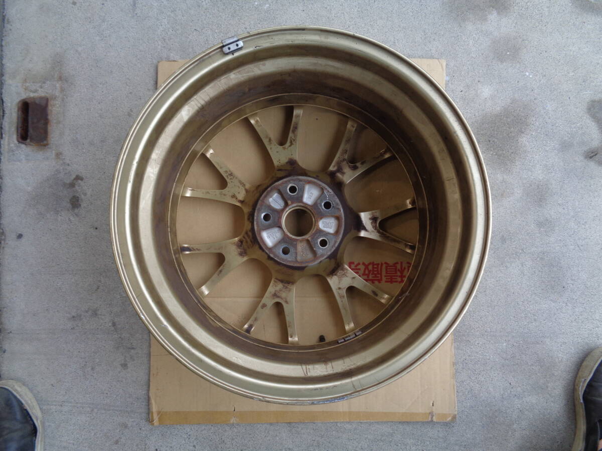 JDM BBS SUBARU WRX STI Final Edition Genuine 19 inch 8.5J offset 55 go (No Tires) - 画像 (4)