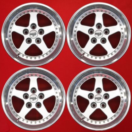 JDM Out of print rare WOODBELL BRS POISON Poison used wheel 4-Wheel Set 8J 1 (No Tires)
