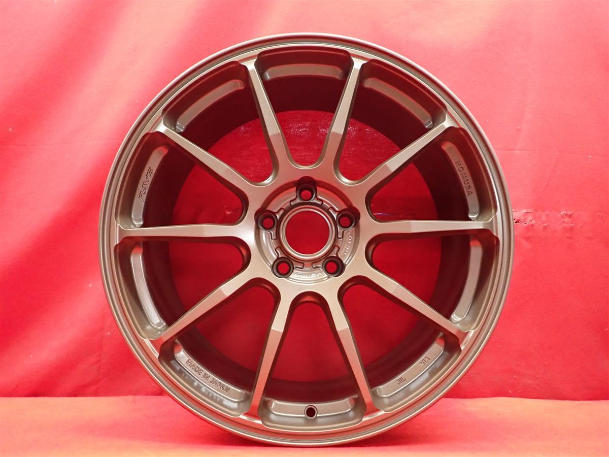 JDM RAYS Rays HOMURA village HYUGA HP10 used wheels 4-Wheel Set 8J 19 inch P (No Tires) - 画像 (7)