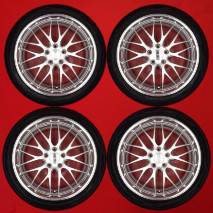 JDM GNOSIS GH2 8.5/9.5J 20PCD120 5 holes +28/+35 hub 72.5 Yokohama Adv (No Tires)