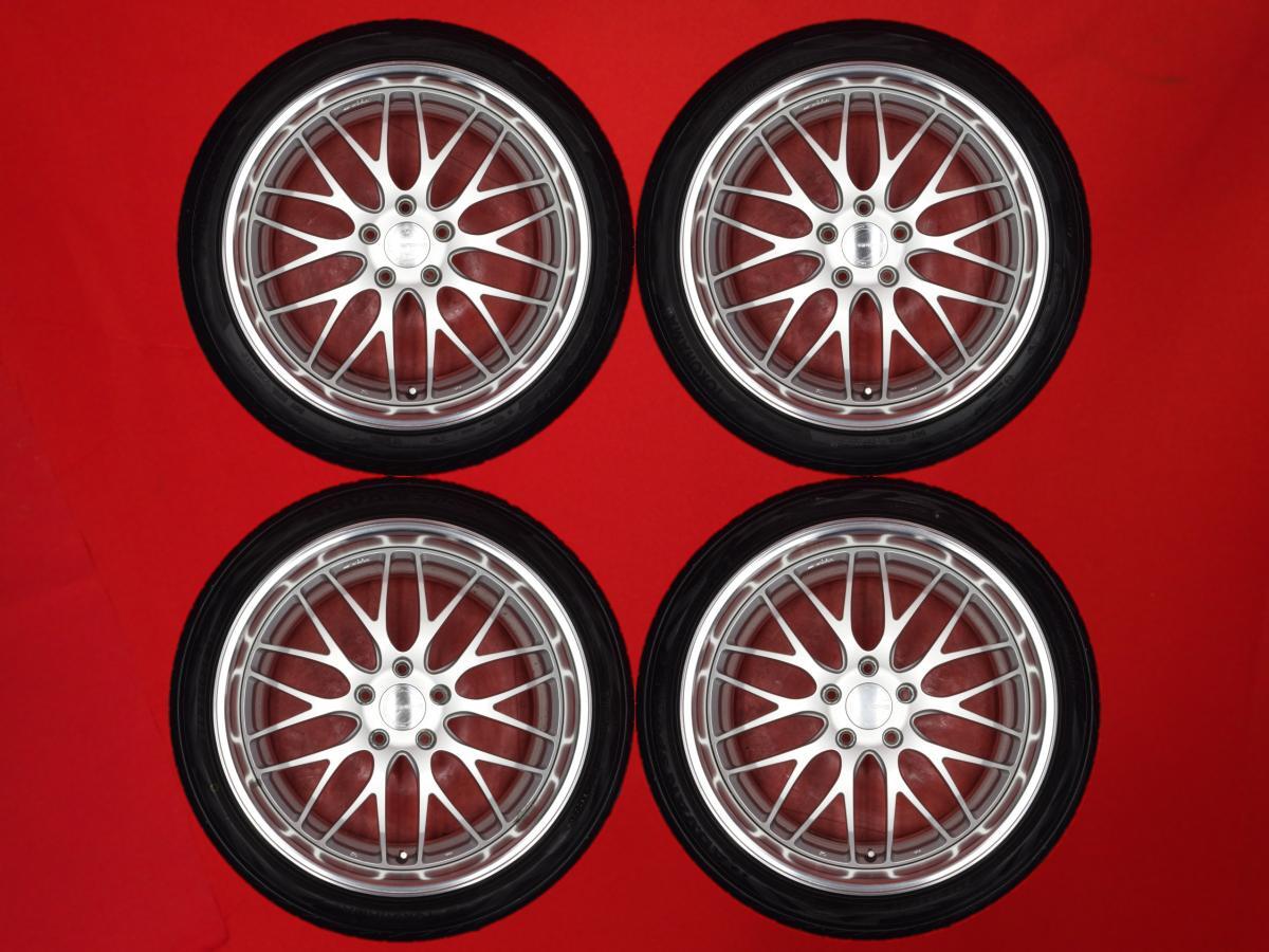 JDM GNOSIS GH2 8.5/9.5J 20PCD120 5 holes +28/+35 hub 72.5 Yokohama Adv (No Tires)