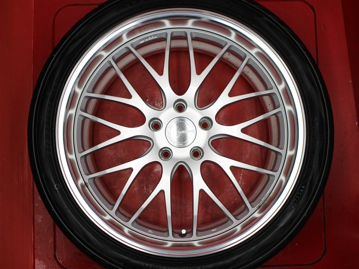 JDM GNOSIS GH2 8.5/9.5J 20PCD120 5 holes +28/+35 hub 72.5 Yokohama Adv (No Tires) - 画像 (5)