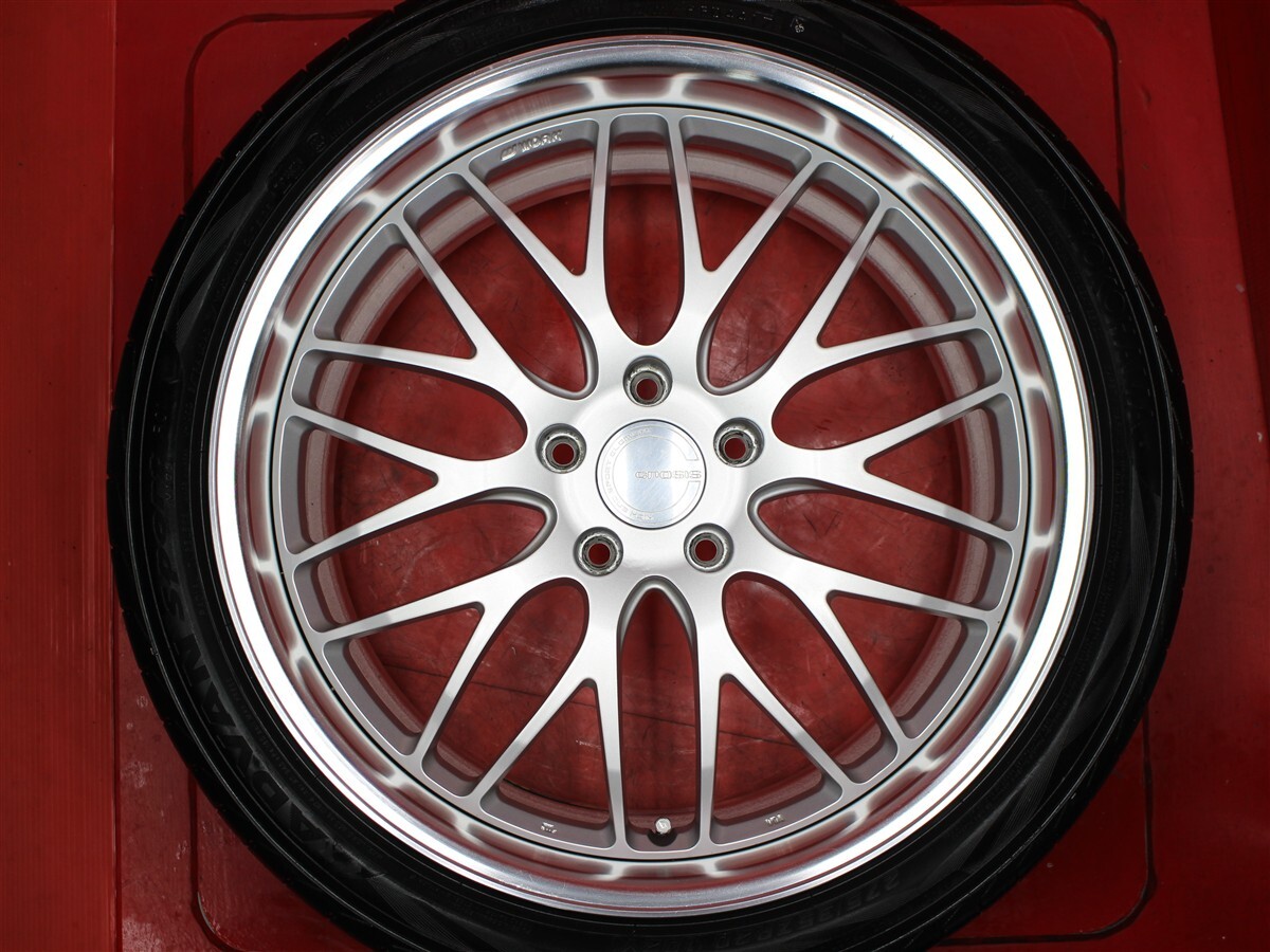 JDM GNOSIS GH2 8.5/9.5J 20PCD120 5 holes +28/+35 hub 72.5 Yokohama Adv (No Tires) - 画像 (6)