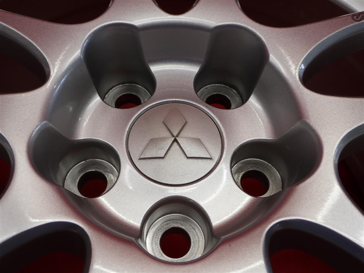 JDM MITSUBISHI Mitsubishi Lancer Evolution 9 IX genuine used wheels 4B (No Tires) - 画像 (8)