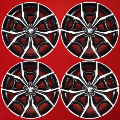 JDM BMW X3 X4 G01 G02 genuine Y spoke styling887M used wheel 4-Wheel Set 7.5 (No Tires)