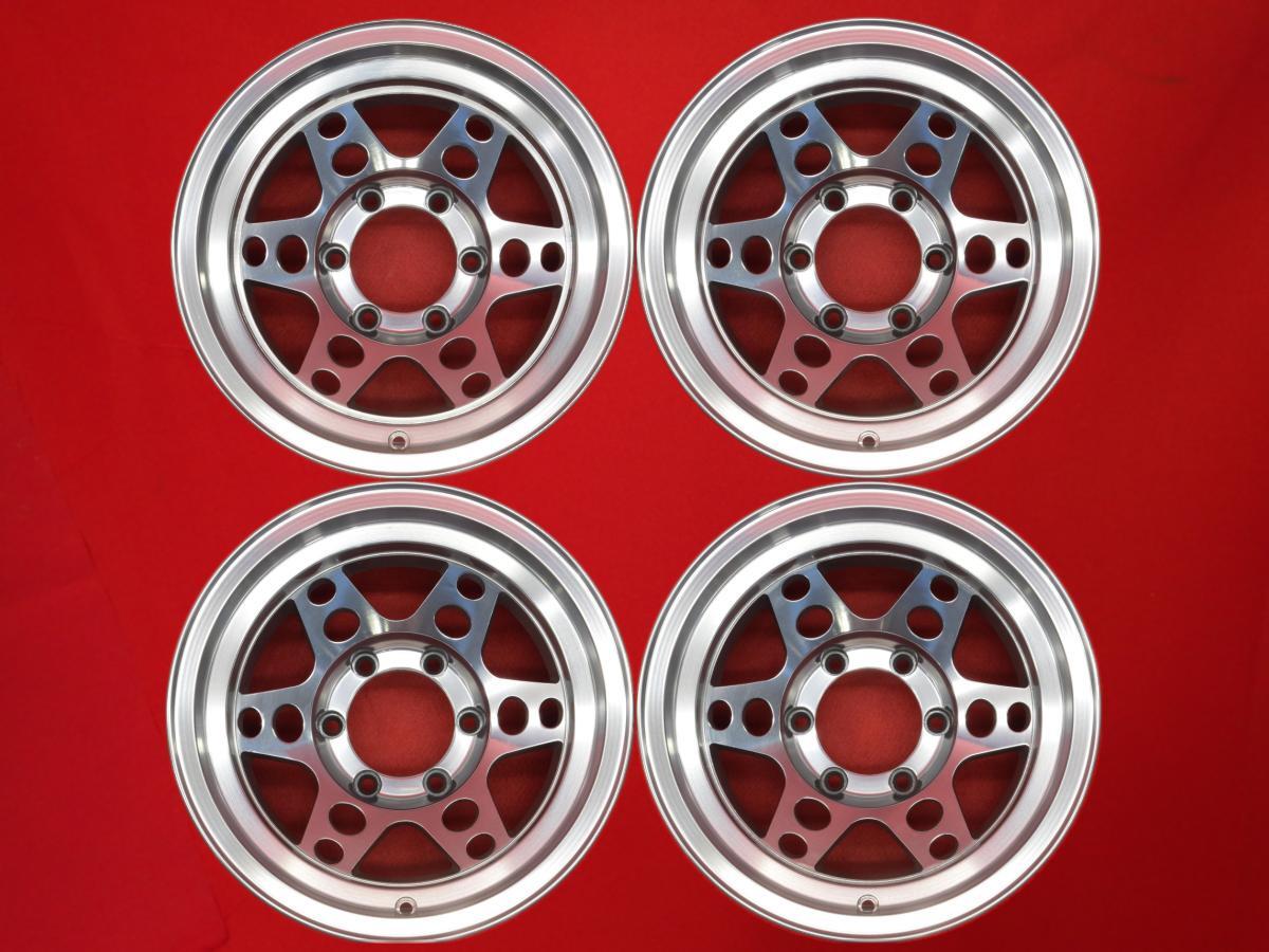 JDM Out of print rare Size Zona RV-1 Used wheels 4-Wheel Set 8J 15PCD139.7 6 (No Tires)